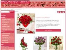 Tablet Screenshot of marylandheightsflorist.com